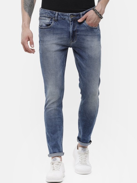 

Voi Jeans Men Blue Skinny Fit Mid-Rise Clean Look Jeans