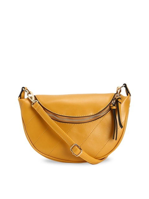 

FOREVER 21 Yellow Solid Sling Bag