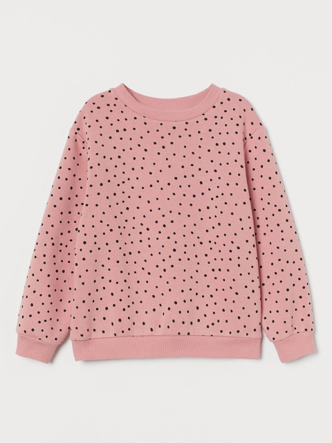 

H&M Girls Pink & Black Sweatshirt
