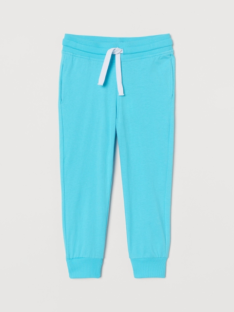 

H&M Boys Turquoise Blue Jersey Joggers