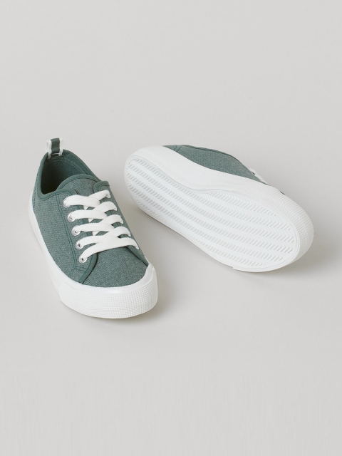 

H&M Kids Green Canvas Trainers