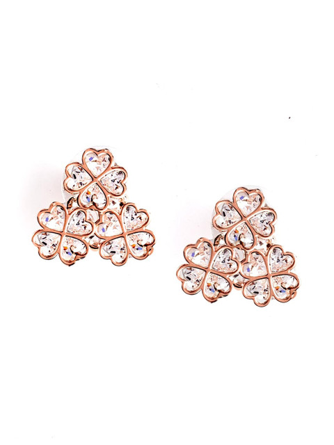 

Foxy Sperks White & Rose Gold Chandelier Contemporary Studs