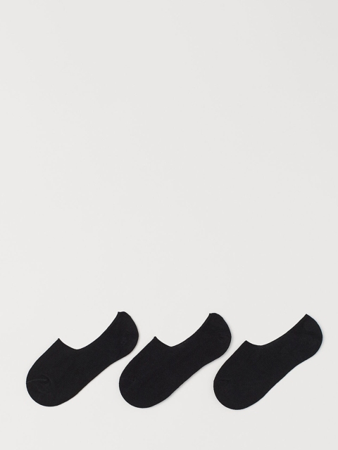 

H&M Women Black 3-Pack Liner Socks