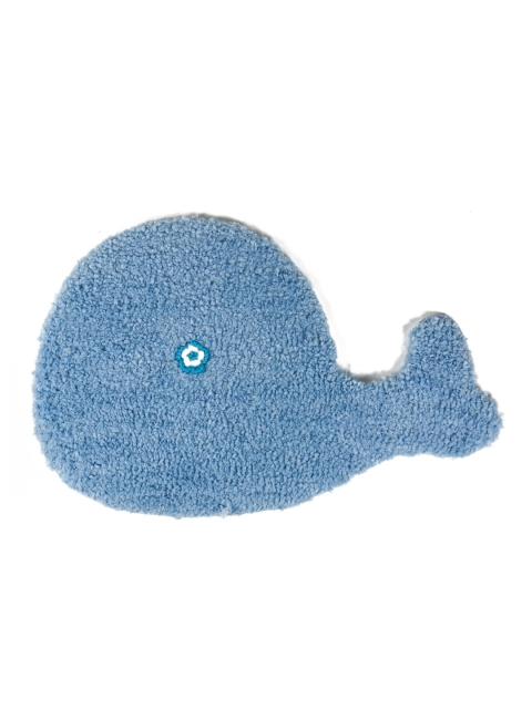

Bigsmall Blue Whale Bathroom Rug