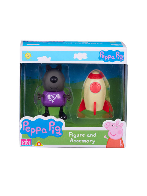 

Planet Superheroes Kids Purple & White Peppa Pig Figurine - Danny Dog with Spaceship