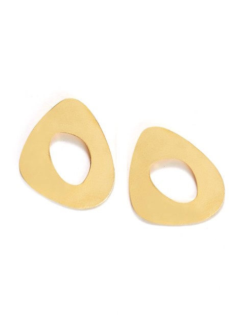 

Foxy Sperks Gold-Toned Triangular Studs