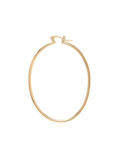 

FOREVER 21 Gold-Toned Contemporary Hoop Earrings