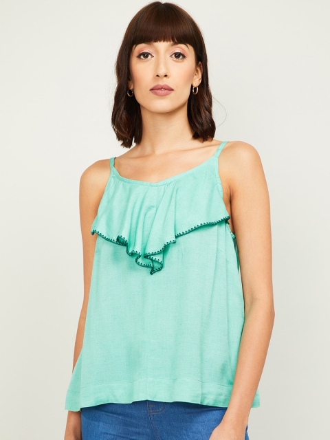 

CODE by Lifestyle Green A-Line Top