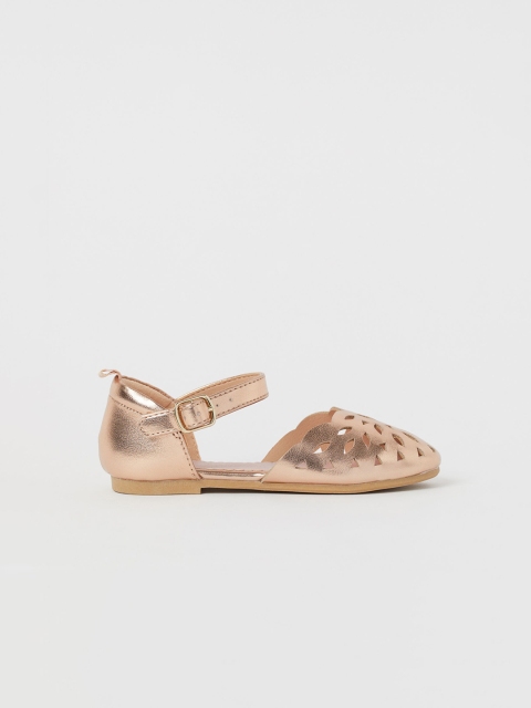 

H&M Girls Bronze Ballet Pumps