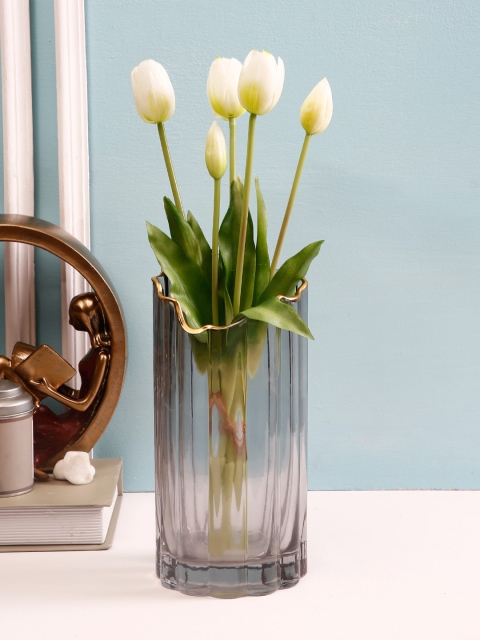 

TAYHAA Transparent Hand-Crafted Cubic Clear Vase