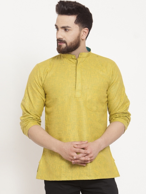 

KLOTTHE Men Yellow Kurta