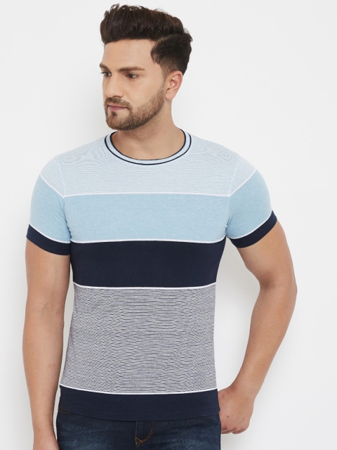 

HALTON HILLS Men Multicoloured Colourblocked Round Neck T-shirt, Multi