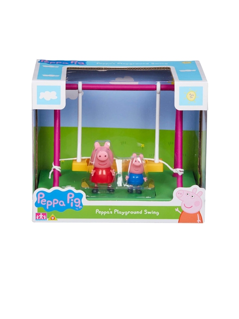 

Planet Superheroes Kids Pink & Blue Peppa Pig Twin Figure Pack with Swing
