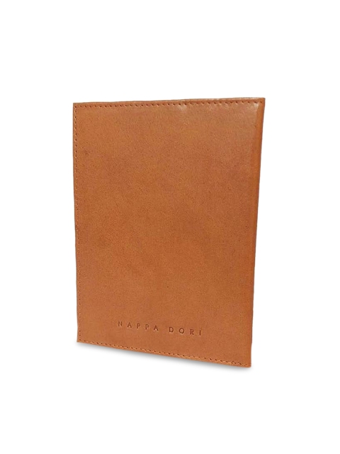 

NAPPADORI Unisex Passport Case Tan