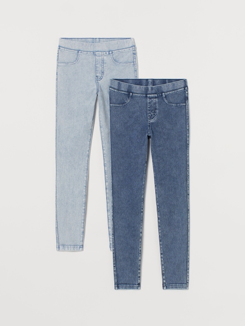 

H&M Girls Blue 2-Pack Treggings