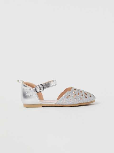 

H&M Girls Silver Ballet Pumps