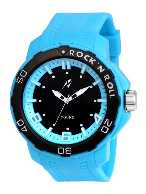 

Kool Kidz Unisex Blue & Black Analogue Watch