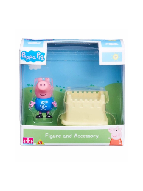 

Planet Superheroes Kids Blue & Pink George Pig With Sandcastle Playset