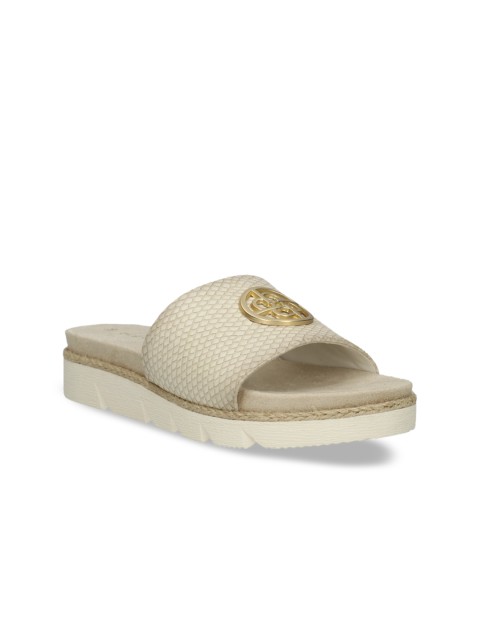 

Bugatti Women Beige Textured Mules