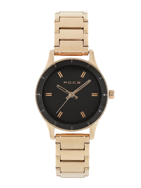 

FOCE Women Black Analogue Watch