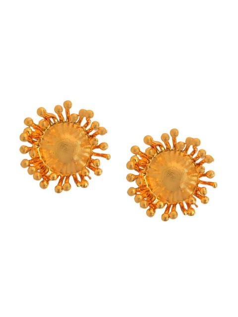 

Foxy Sperks Gold-Toned Contemporary Studs