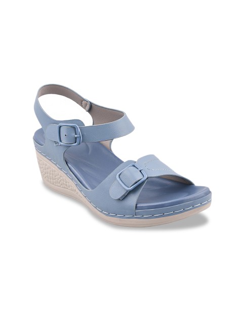 

Stelatoes Women Blue Solid Wedges