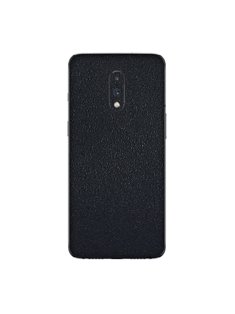 

Trendy Skins Black Textured Matte OnePlus 7 Phone Skin