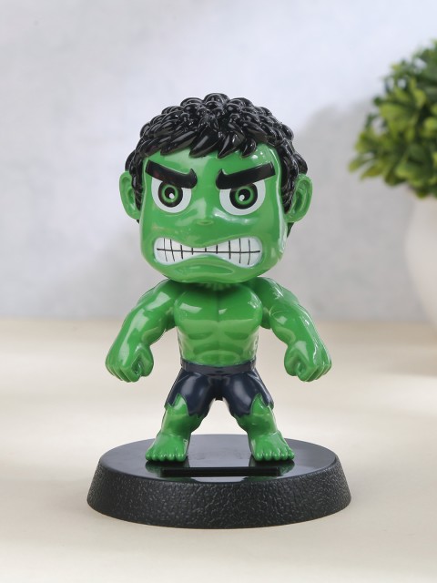 

Bigsmall Green & Black Hulk Solar Powered Bobblehead