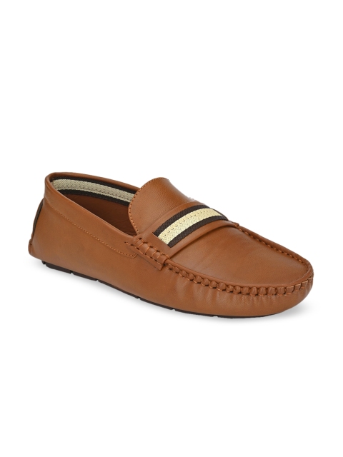 

Mast & Harbour Men Tan-Coloured Loafers Casual Shoes