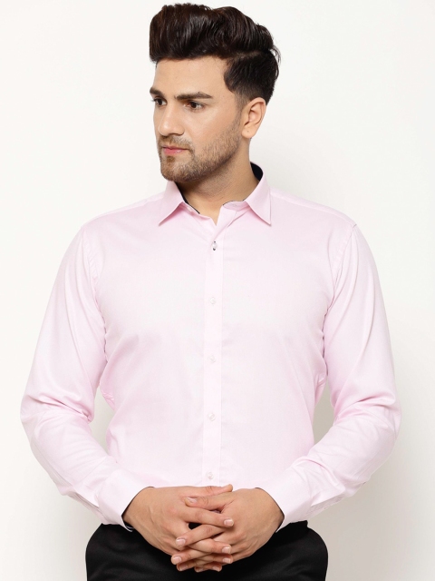 

EPPE Men Pink Slim Fit Solid Casual Shirt