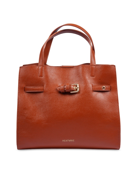 

HEATWAVE Brown Solid Hobo Bag
