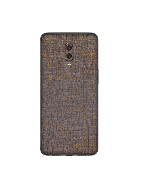 

Trendy Skins Brown & Gold-Toned Vintage Pattern OnePlus 6T Phone Skin