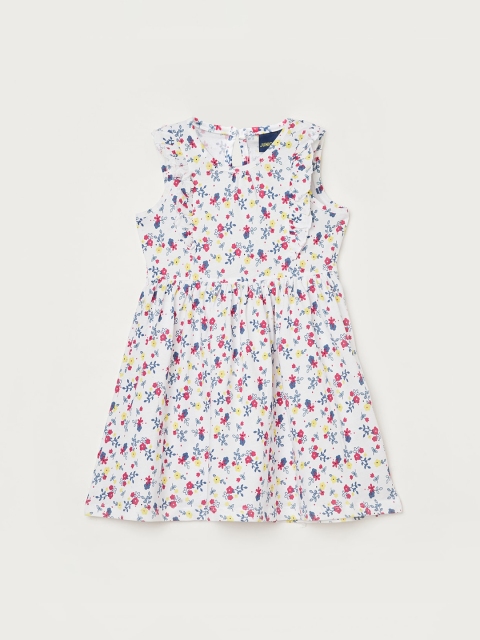 

Juniors by Lifestyle Girls Off-White Printed A-Line Dress