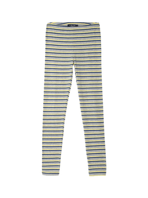 

Allen Solly Junior Girls Grey & Yellow Striped Ankle-Length Leggings