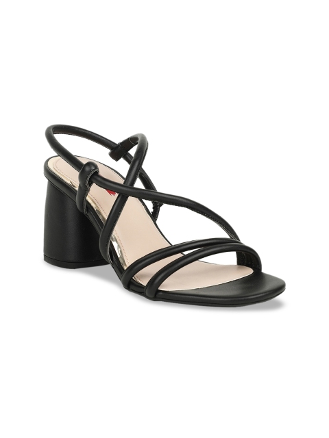 

Bata Women Black Solid Sandals