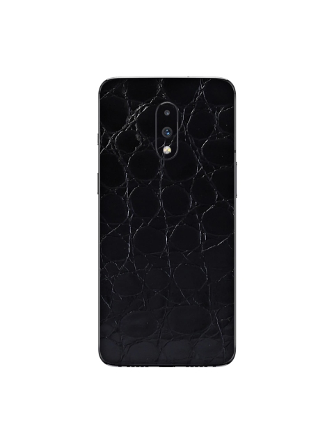

Trendy Skins Black Croc Pattern OnePlus 7 Phone Skin