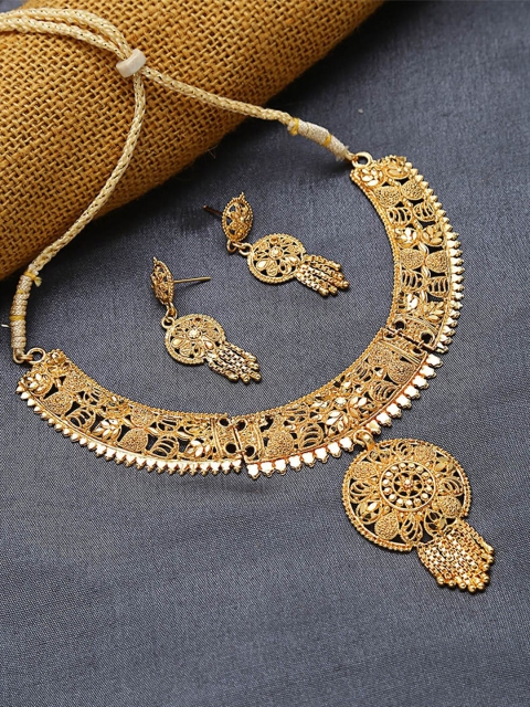 

ZeroKaata Gold-Plated Handcrafted Jewellery Set