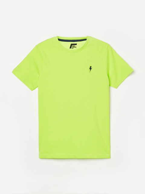 

Fame Forever by Lifestyle Boys Green Round Neck T-shirt
