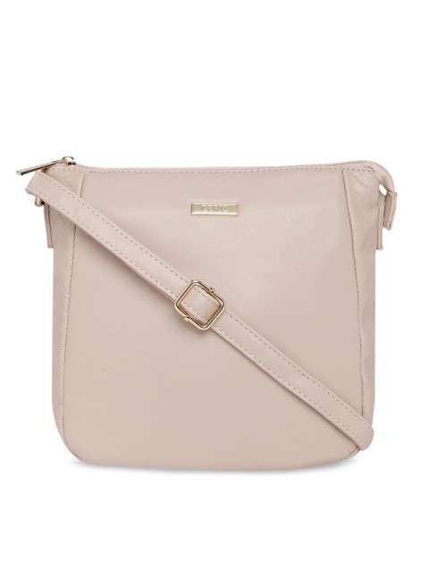 

CERIZ Beige Solid Sling Bag
