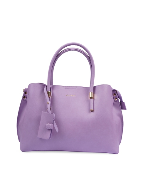 

HEATWAVE Purple Solid Handheld Bag