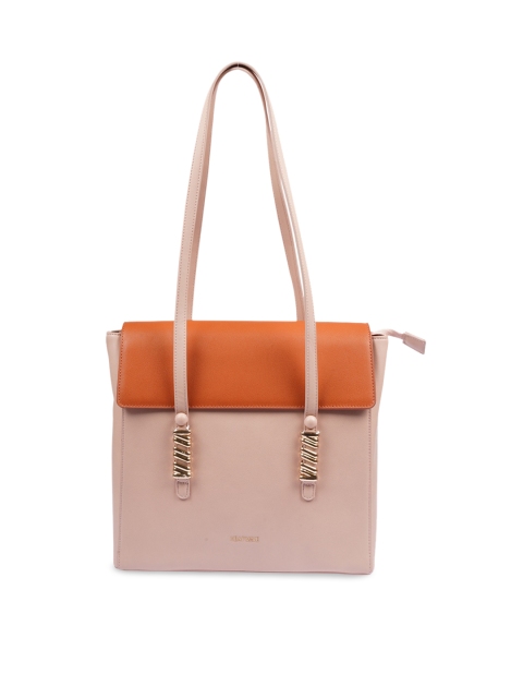 

HEATWAVE Beige & Brown Tote Bag