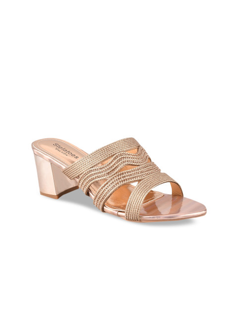 

Stelatoes Women Champagne Ethnic Slip-On