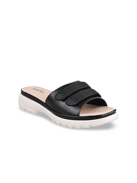 

Stelatoes Women Black Solid Sandals