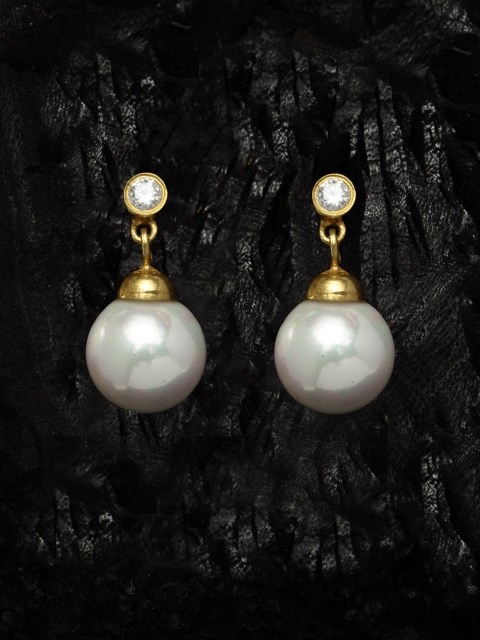

Clara Silver-Toned Contemporary Drop Earrings