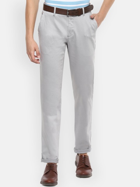 

Louis Philippe Sport Men Grey Slim Fit Solid Regular Trousers