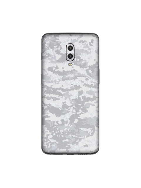 

Trendy Skins Silver-Toned & Grey Camouflage Pattern OnePlus 6T Phone Skin