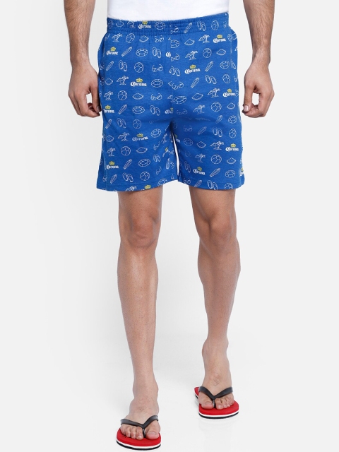 

Free Authority Men Blue & White Corona Printed Boxers-8903346795345