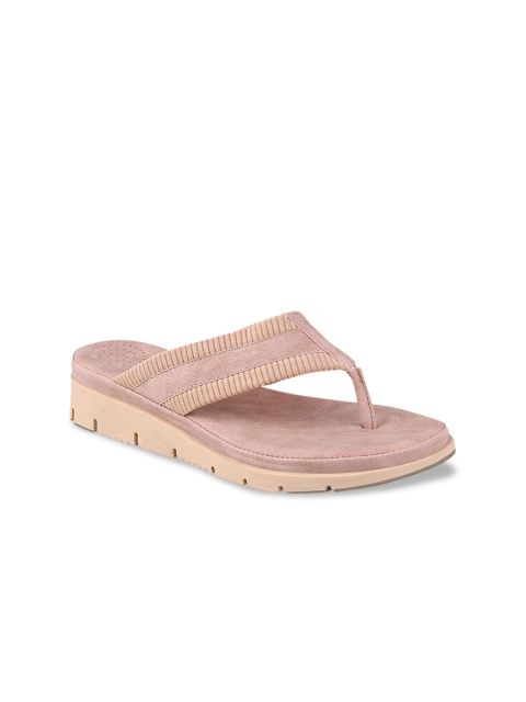 

Stelatoes Women Pink Textured Sandals