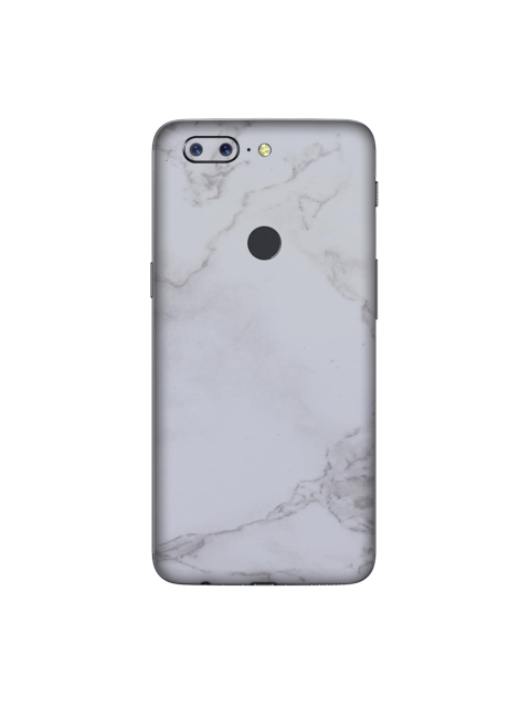 

Trendy Skins Off-White & Grey Marble Pattern OnePlus 5T Mobile Skin