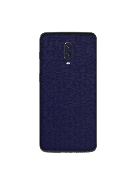 

Trendy Skins Navy Honeycomb Pattern OnePlus 6T Phone Skin, Navy blue